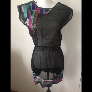 Corey Lynn calter embroidered dress size small